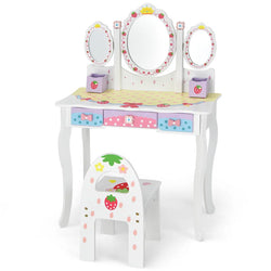 Diega Kids Vanity Set with Mirror