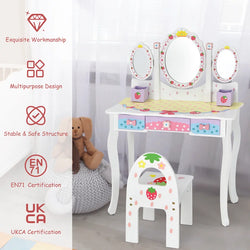 Diega Kids Vanity Set with Mirror