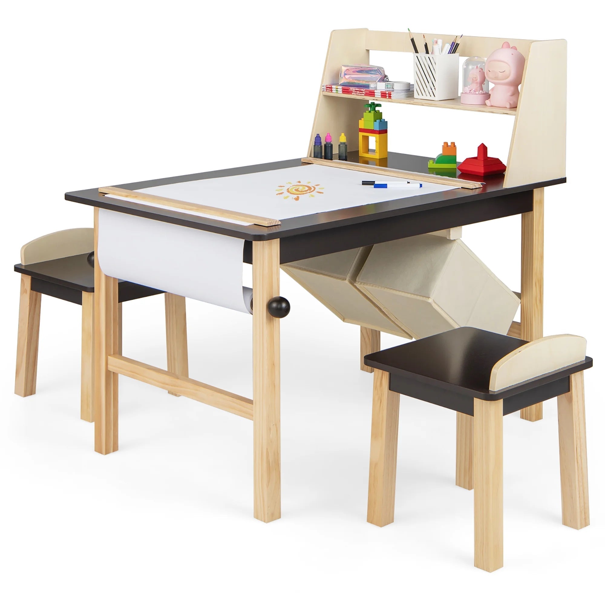 Kids Art Table and Chairs Set