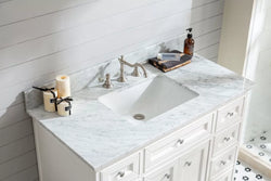 Amiri 43'' Single Bathroom Vanity with Marble Top