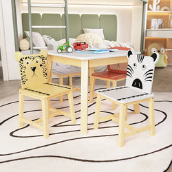 Dimitrov Kids 5 Piece Play or Activity Table and Chair Set