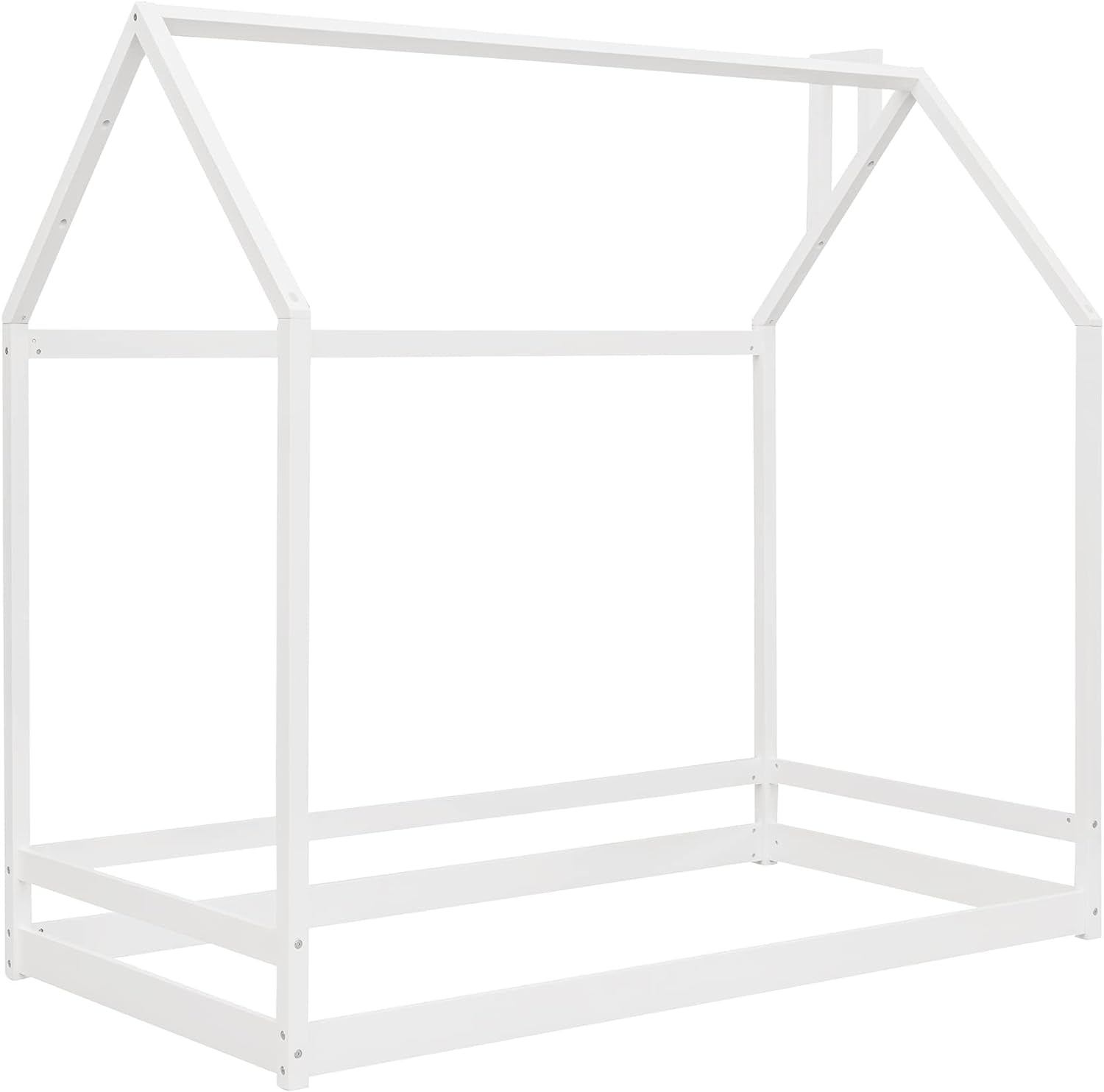 Wood House Floor Bed 