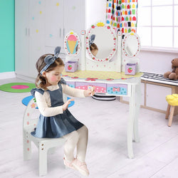 Diega Kids Vanity Set with Mirror