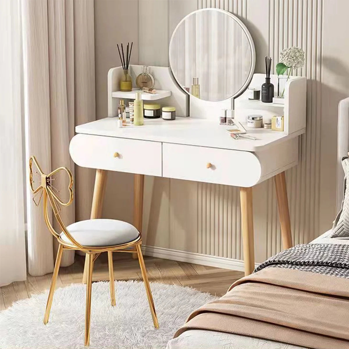 Vanity Table with Mirror