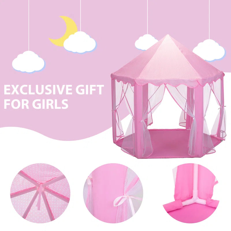 Pink Princess Tent for Children