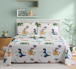 Percale Animal Print Sheet Set