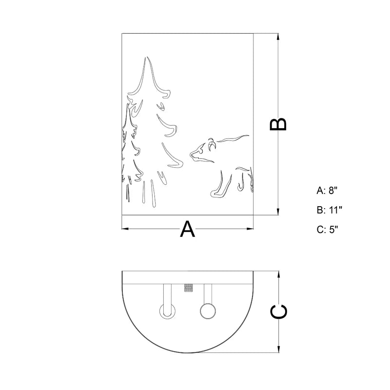 Pakswith 1-Light Flush Mount