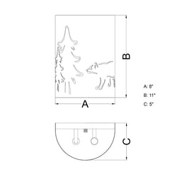 Pakswith 1-Light Flush Mount