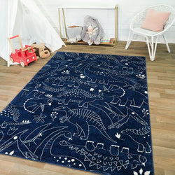 Osgood Navy Area Rug