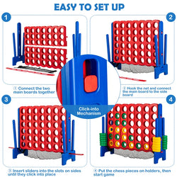 4-To-Score Giant Game Set 4-In-A-Row Connect Game