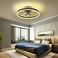 20'' Modern LED Ceiling Fan with Light and Remote Control