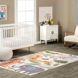 Felipa Graphic Machine Washable Area Rug for Living Room Bedroom Dining Room Nursery Kitchen