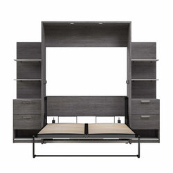 Osterman Murphy Bed with Nightstands and Floating Shelves