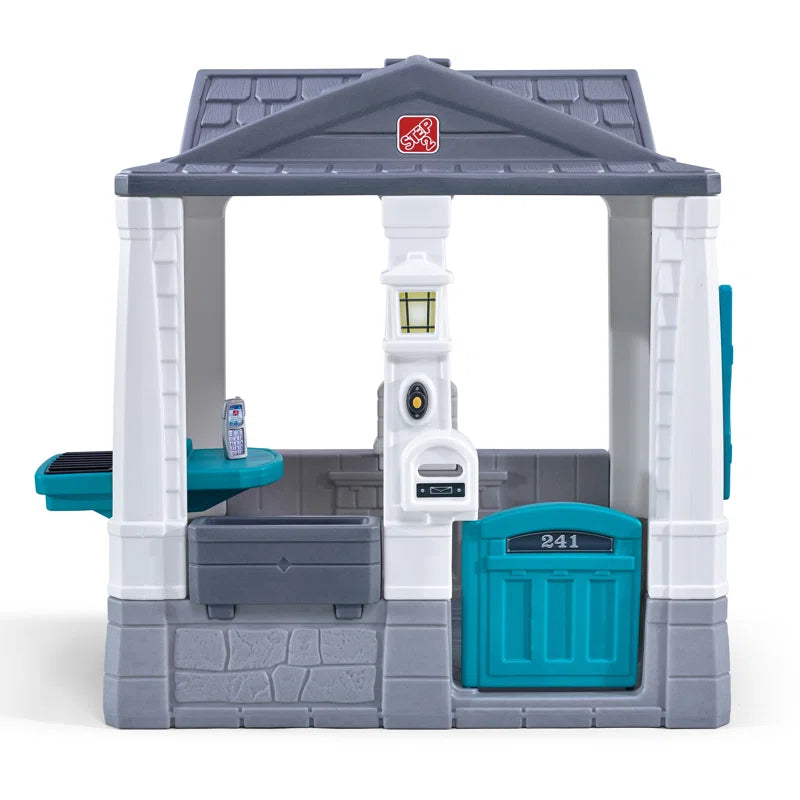 Neat & Tidy Cottage Homestyle Edition™ 2.8' X 4.4' Outdoor Plastic Playhouse with Kitchen