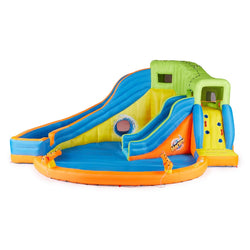 Pipeline Twist Kids Inflatable Outdoor Water Pool Aqua Park and Slides