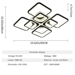 Suruchi Acrylic LED Flush Mount