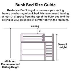 Absecon Twin over Twin Solid Wood Standard Bunk Bed