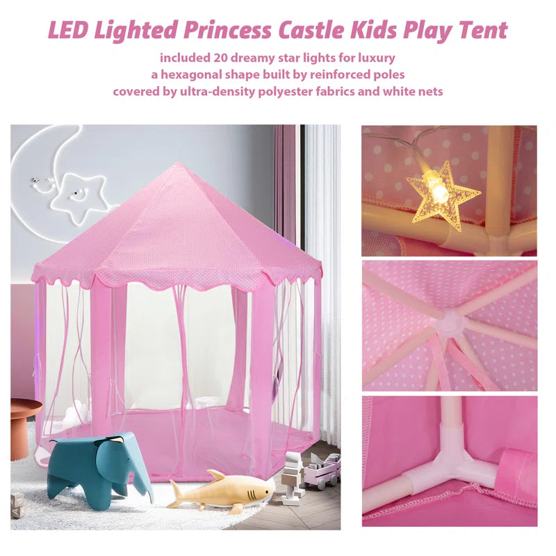 Pink Princess Tent for Children