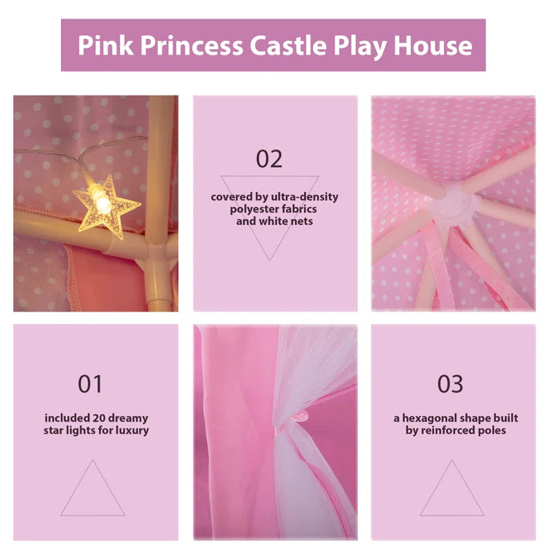 Pink Princess Tent for Children