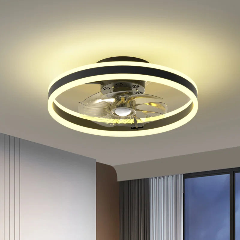 20'' Modern LED Ceiling Fan with Light and Remote Control