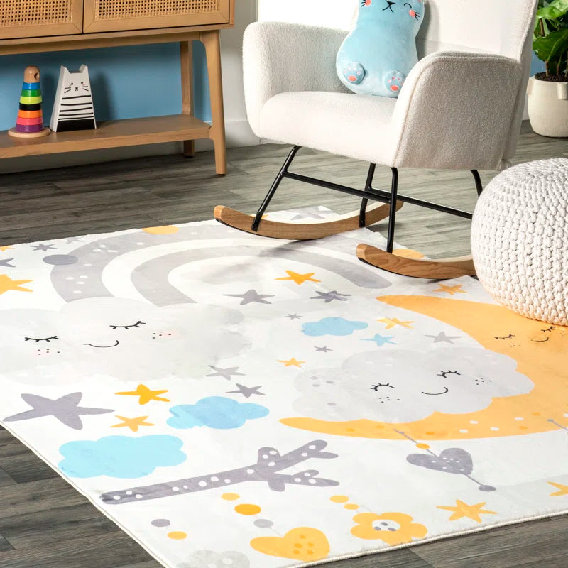 Sweet Dreams Machine Washable Kids Area Rug