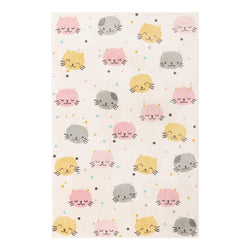 Whimsy Molly Pink/Gray/Yellow Kid Rug