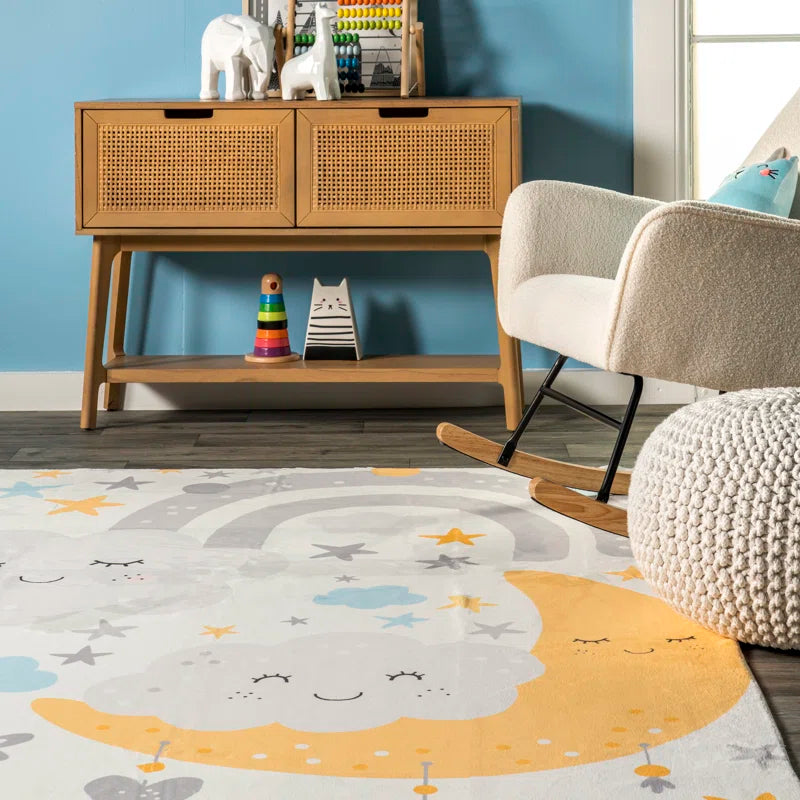 Sweet Dreams Machine Washable Kids Area Rug