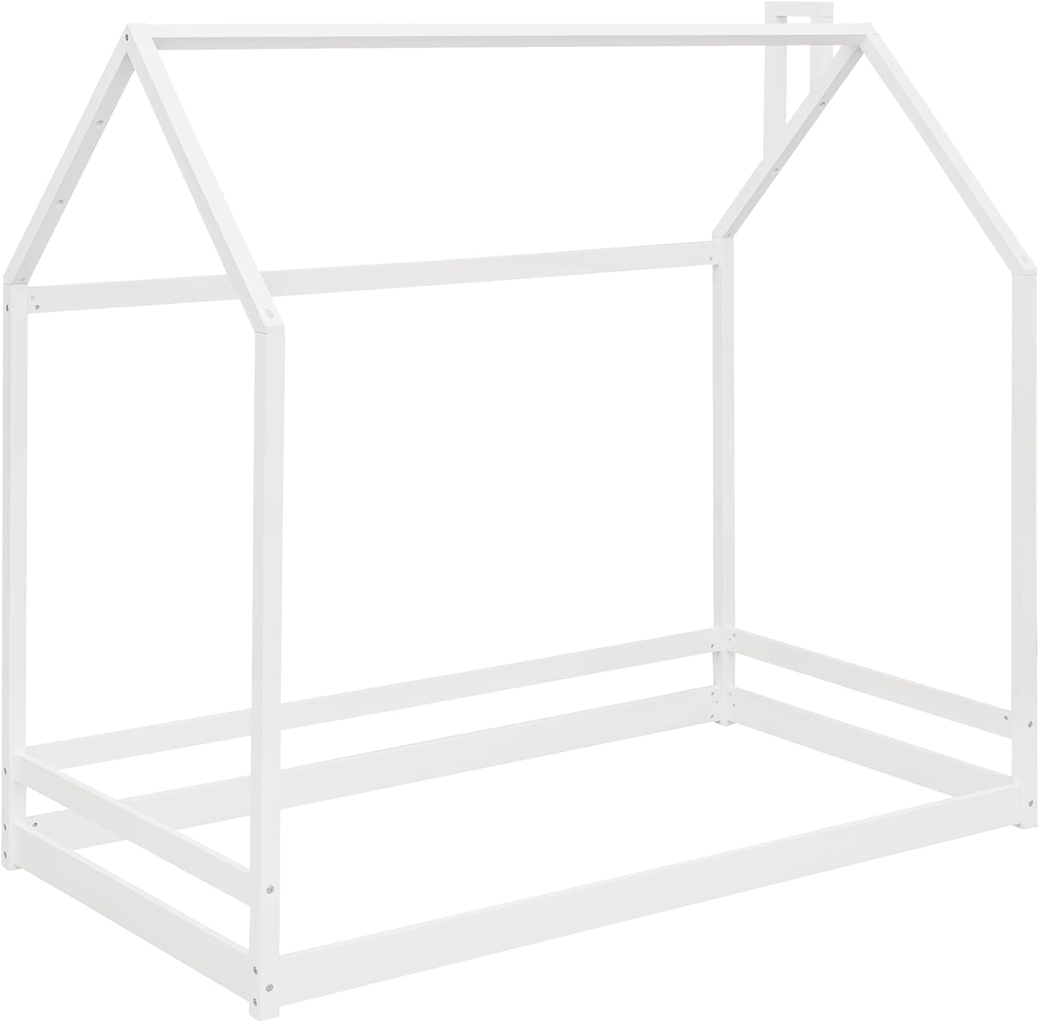 Wood House Floor Bed 