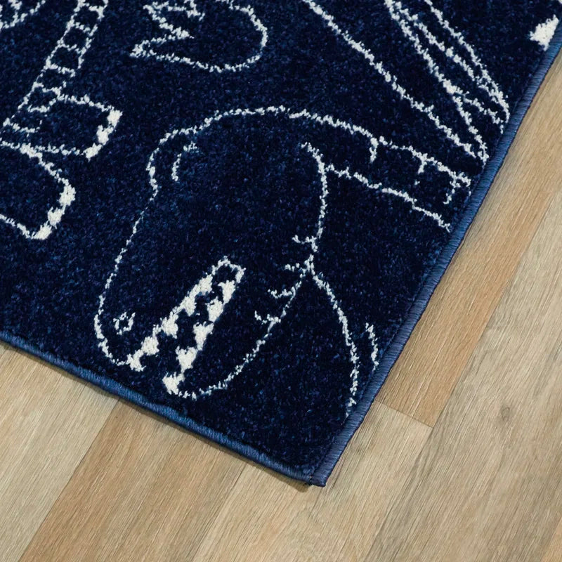 Osgood Navy Area Rug