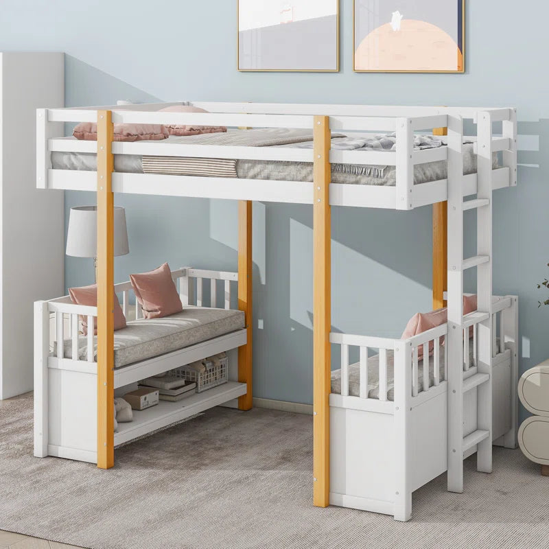 Ibolya Kids Twin Loft Bed