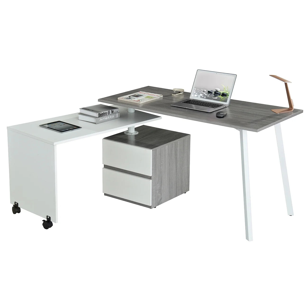 Teen Office Desk with Drawers