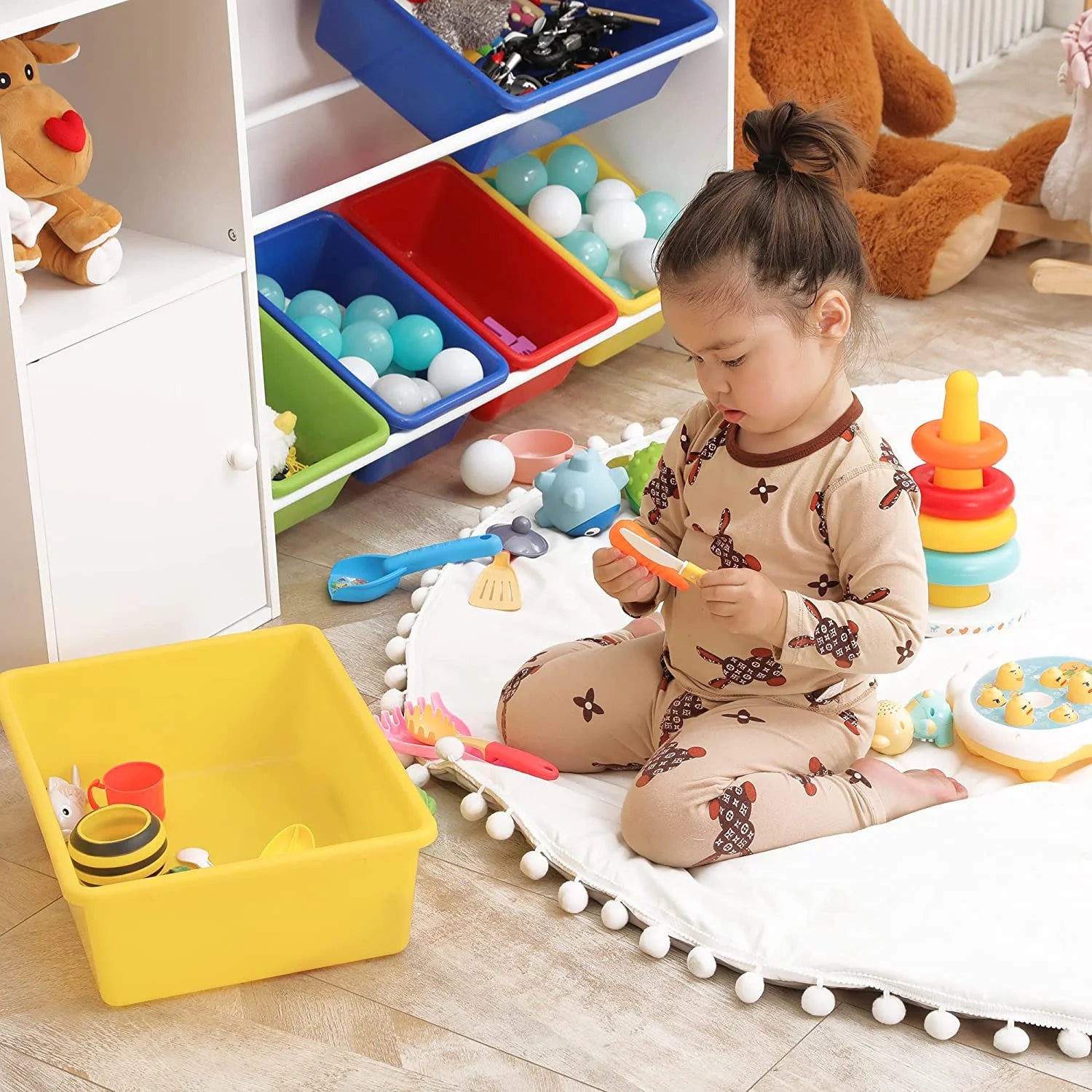 Kids Toy Organizer with 8 Removable Bins