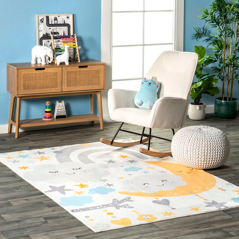 Sweet Dreams Machine Washable Kids Area Rug