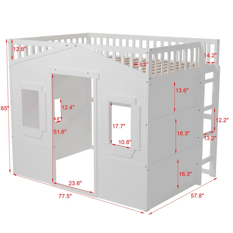 Gustie Full Loft Bed by