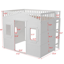 Gustie Full Loft Bed by