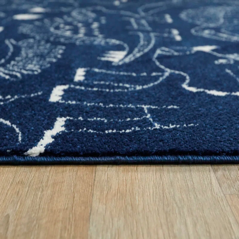 Osgood Navy Area Rug