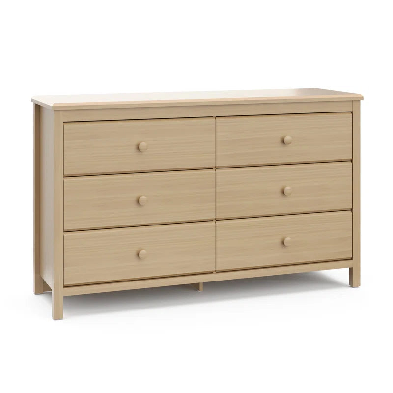 Alpine 6 Drawer Double Dresser