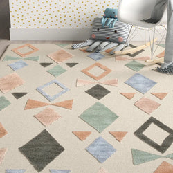 Kids Hand Tufted Wool Rug