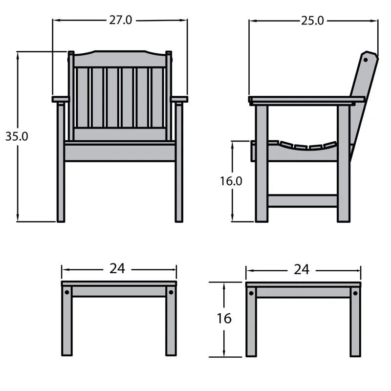 Anette 2 - Person Outdoor Seating Group