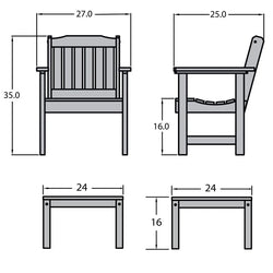 Anette 2 - Person Outdoor Seating Group