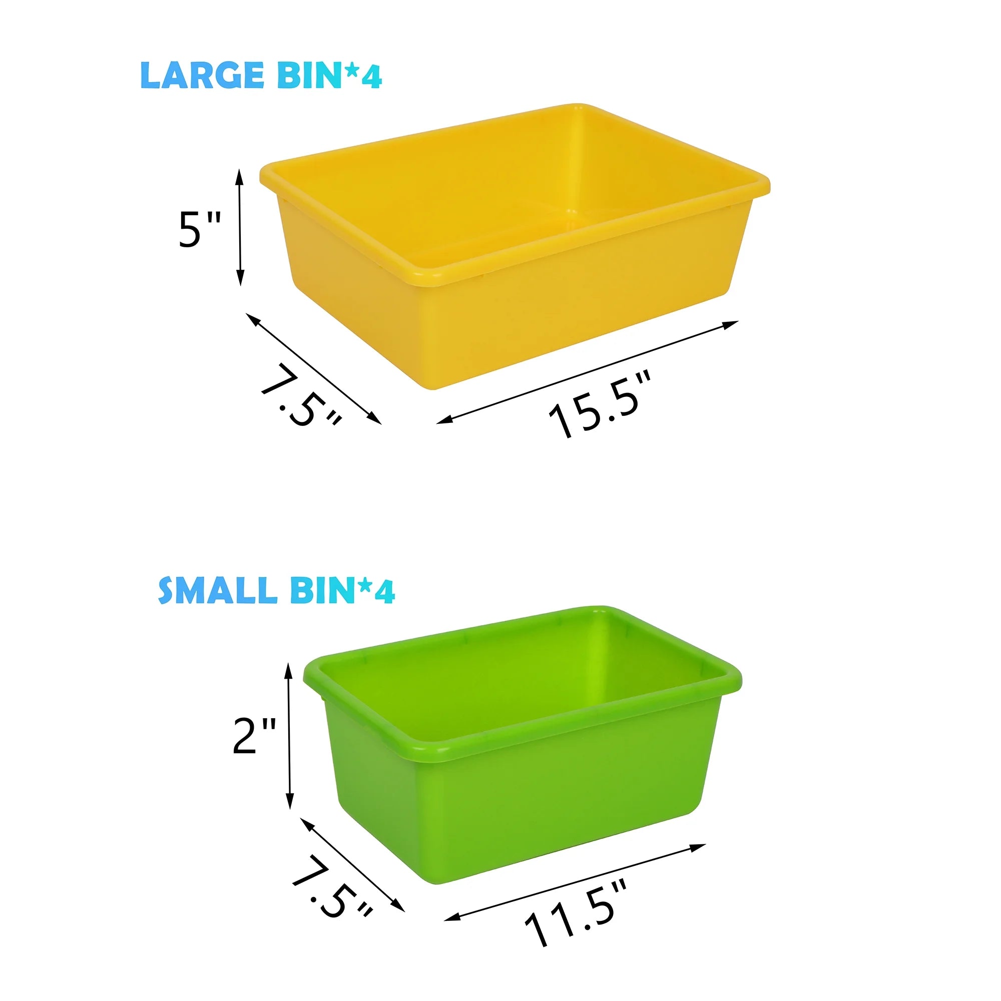 Kids Toy Organizer with 8 Removable Bins