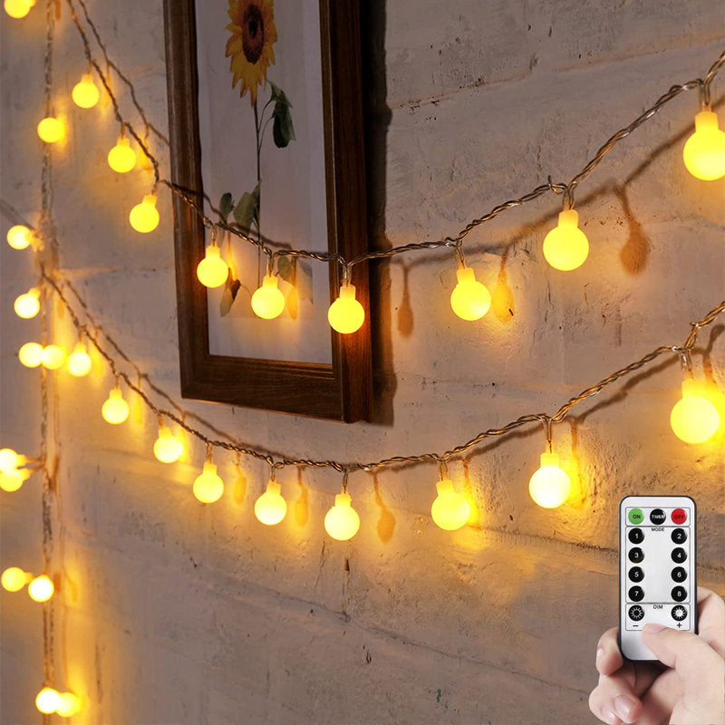 393'' Twinkle Globe String Lights