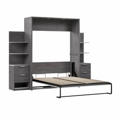 Osterman Murphy Bed with Nightstands and Floating Shelves