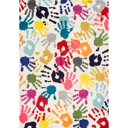 Devante Graphic Area Rug for Living Room Bedroom Dining Room Kitchen, Multicolor