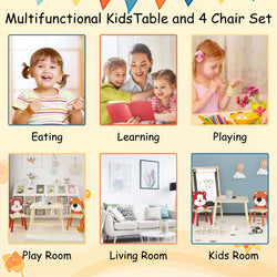 Helston Kids 3 Piece Play or Activity Table and Chair Set