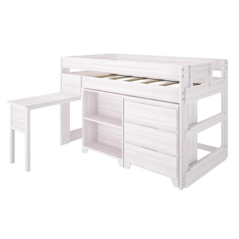 Decimus Solid Wood Twin Loft Bed