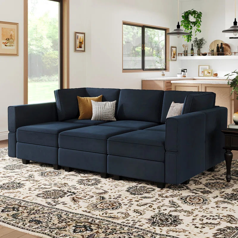 Jersi 7 - Piece Upholstered Reclining Sectional