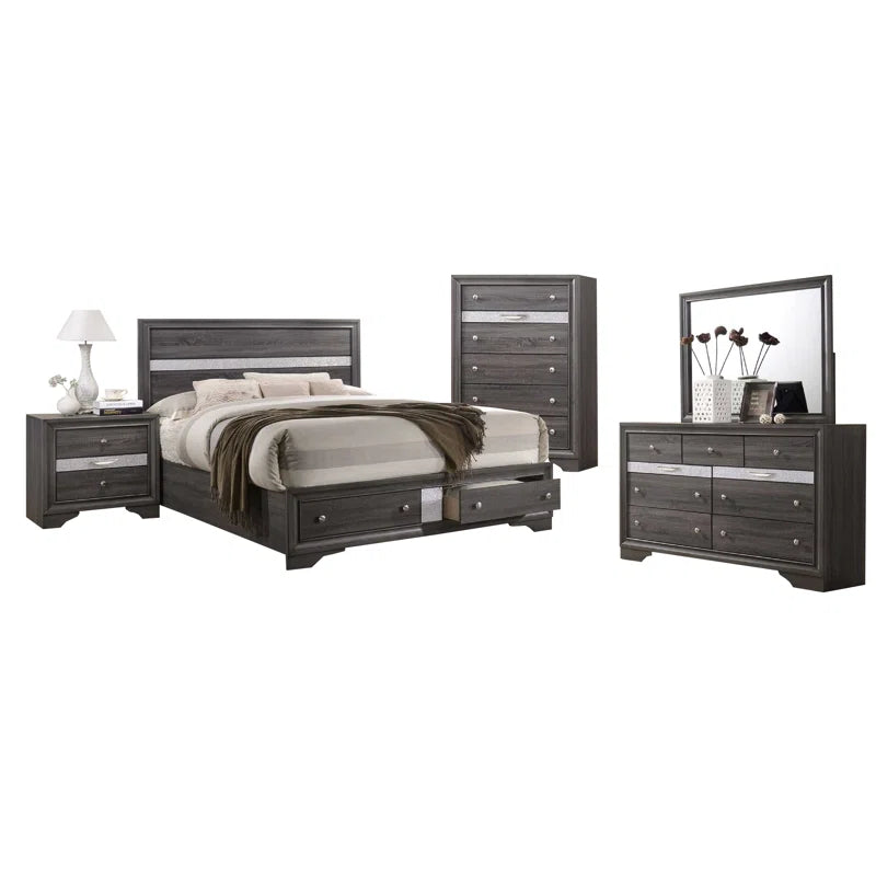 Smartt Platform 5 Piece Bedroom Set